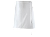 Zástěra do pasu 90x75cm pogumovaná bílá